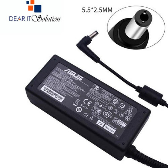 Laptop Charger Adapter for Asus 19V 3.42A 65W Big Port