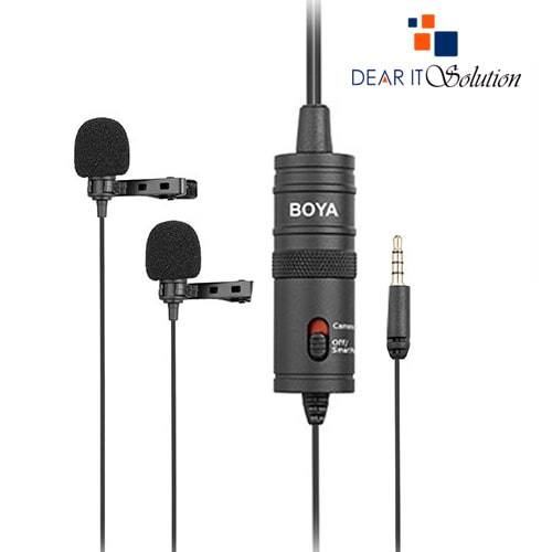 Boya BY-M1DM Dual Omni Directional Lavalier Microphone