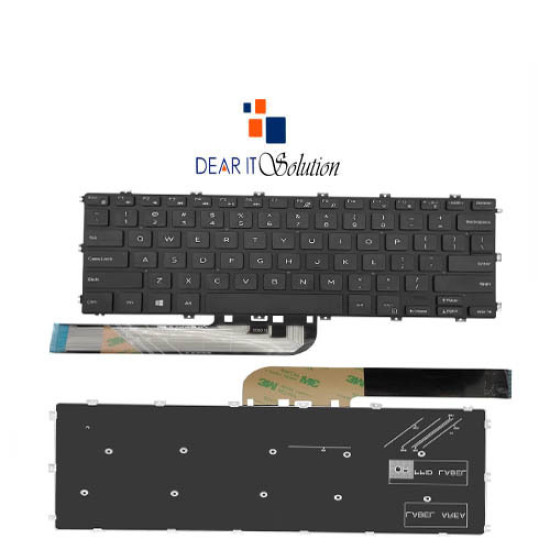 Backlit Laptop Keyboard for Dell Latitude 3400 