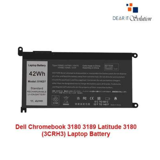 Dell Chromebook 3180 3189 Latitude 3180 (3CRH3) Laptop Battery