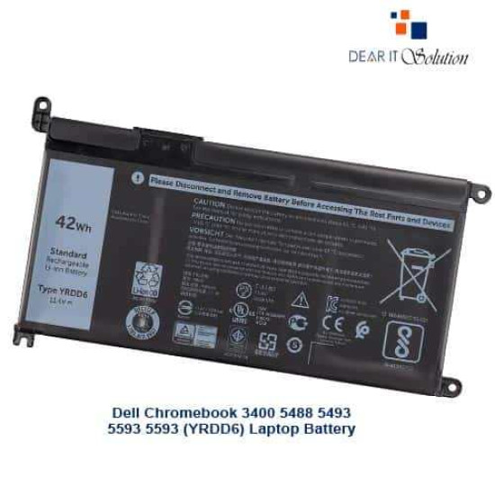 Dell Chromebook 3400 5488 5493 5593 5593 (YRDD6) Laptop Battery