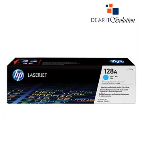 HP 128A-C Cyan Original LaserJet Toner Cartridge