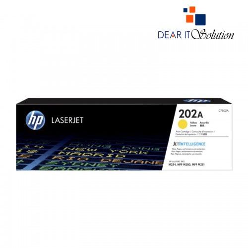 HP 202A Yellow Original LaserJet Toner Cartridge