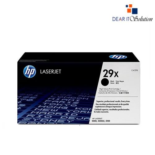 HP 29X Black LaserJet Toner Cartridge