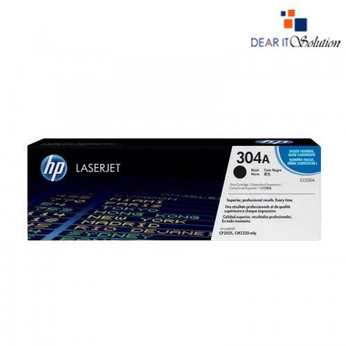 HP 304A Black Original LaserJet Toner Cartridge