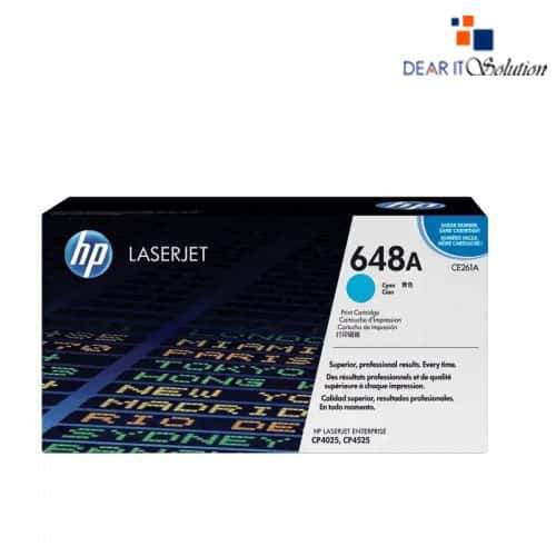 HP 648A Cyan Original LaserJet Toner Cartridge