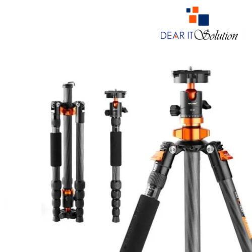 K&F Concept KF09.094 SA225C1 Portable Carbon Fiber Camera Tripod