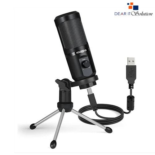 Maono AU-PM461TR RGB Mic – 192kHz/24Bit for Clear Podcasting