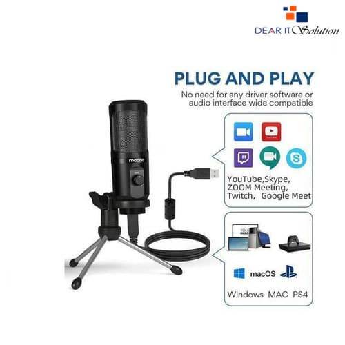 Maono AU-PM461TR USB Gaming Microphone Lite Bundle – Clear Audio