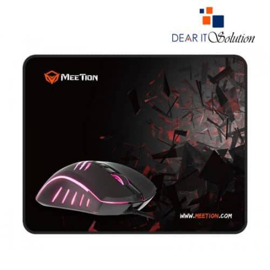 MeeTion MT-C011 Wired Gaming Mouse and Mouse Pad Combo