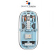 T5 Dual-Mode Transparent Rechargeable Mouse BM501 – USB & Bluetooth