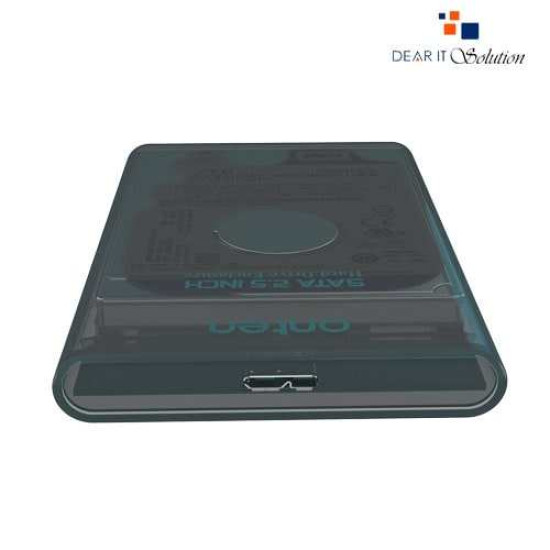 Onten Transparent 2.5-Inch External SATA HDD & SSD Enclosure