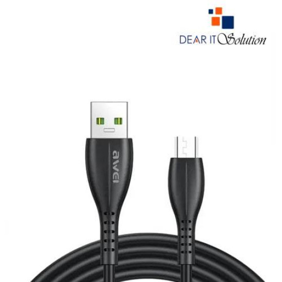 Awei CL-115M 1 Meter USB to Micro USB 2.4A Fast Charging Cable