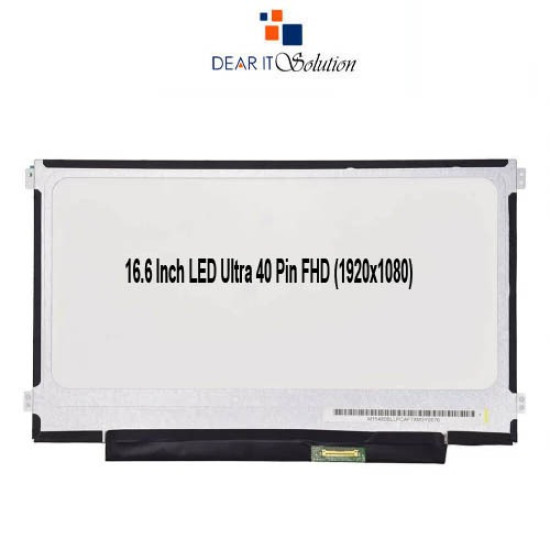 16.6" Ultra FHD Laptop Display – 40 Pin Connector