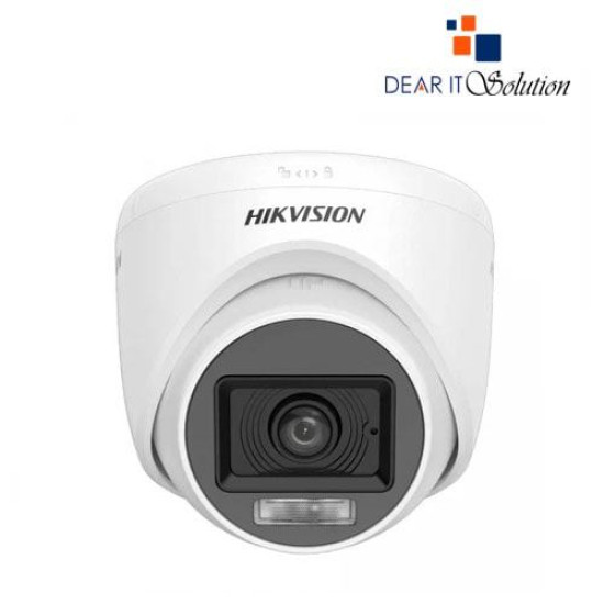 Hikvision DS-2CE76D0T-LPFS 2MP Dual Light Audio Fixed Turret Camera