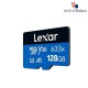 Lexar 128GB 633x UHS-I MicroSDXC Card – With Adapter