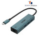 ONTEN 9593 4 IN 1 USB2.0 TO RJ45(100) + USB2.0*3 HUB