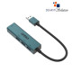 ONTEN OTN-5221 4 in 1 USB3.0 to RJ45(100m) + USB3.0*3 Hub