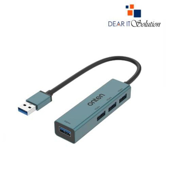 ONTEN OTN-5221 4 in 1 USB3.0 to RJ45(100m) + USB3.0*3 Hub