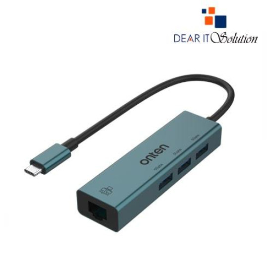 ONTEN OTN-5225D USB2.0 to RJ45 (100m) Hub