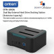 Onten OTN-UHD6 Dual Bay External Hard Drive Docking Station for 2.5/3.5 inch HDD/SSD