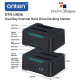 Onten OTN-UHD6 Dual Bay External Hard Drive Docking Station for 2.5/3.5 inch HDD/SSD