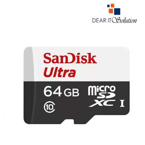 SanDisk Ultra 64GB Class-10 100MBps Micro SDXC UHS-I Memory Card