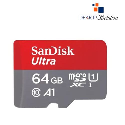 SanDisk Ultra SQUAB 64GB MicroSDXC UHS-I Memory Card