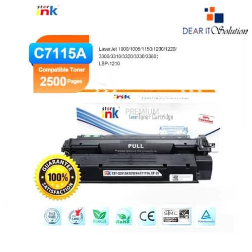 STARINK 17A C7115A/Q2624A/EP-25 Black Laser Toner