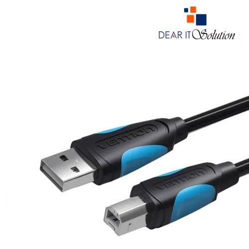 Vention VAS-A16-B500 Flat USB2.0 A Male to B Male 5M Print Cable